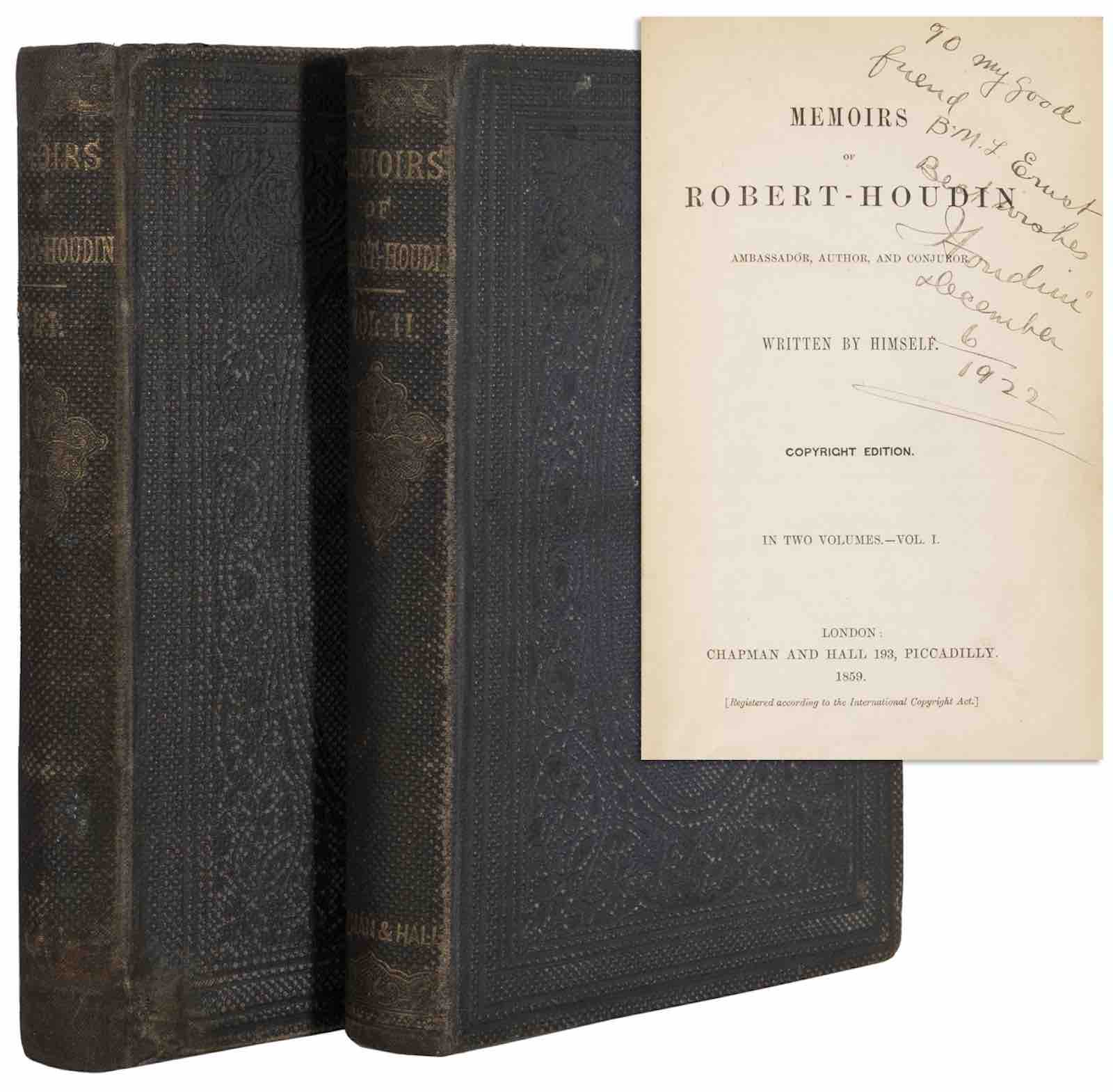 Jean Eugène Robert-Houdin's Memoirs of Robert-Houdin