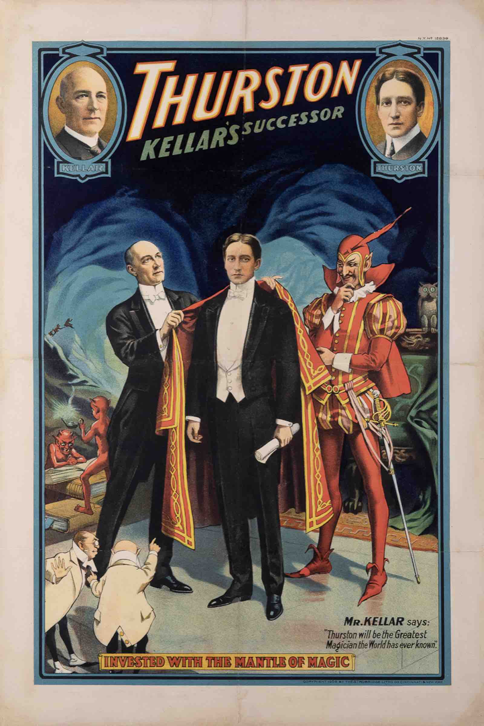 Thurston. Kellar’s Successor. Invested with the Mantle of Magic