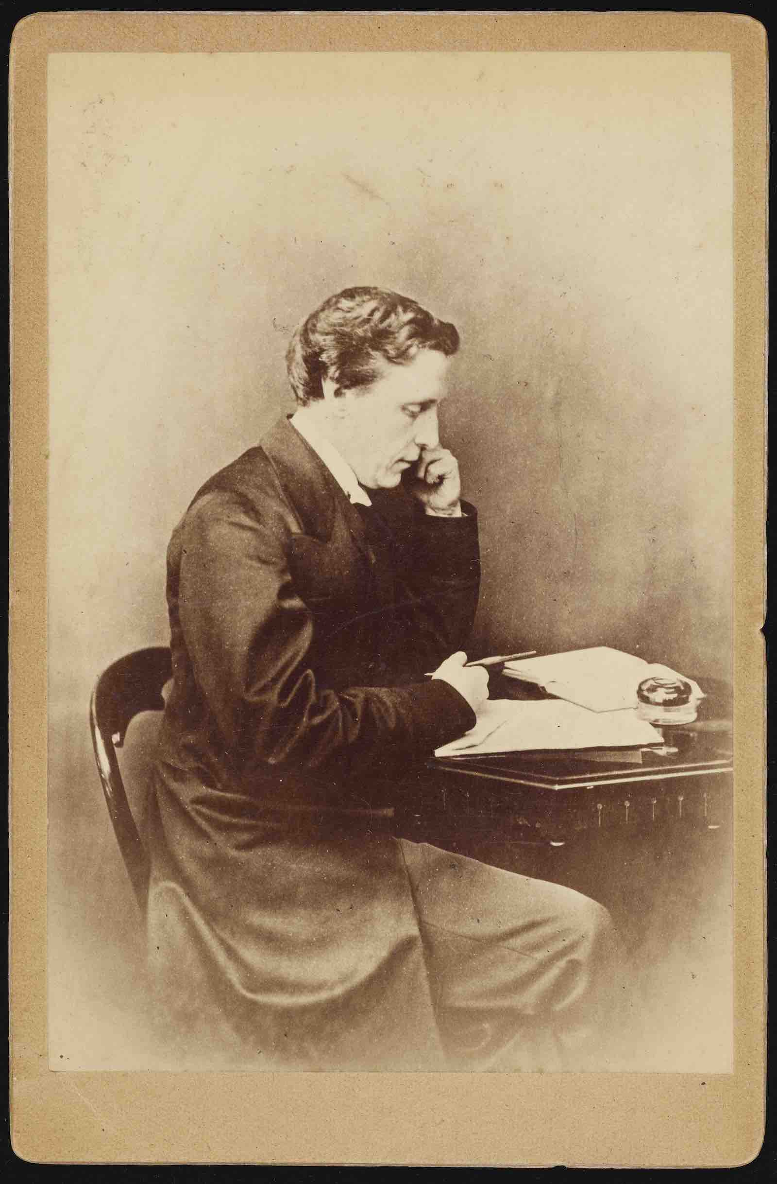 assisted self-portrait of Carroll