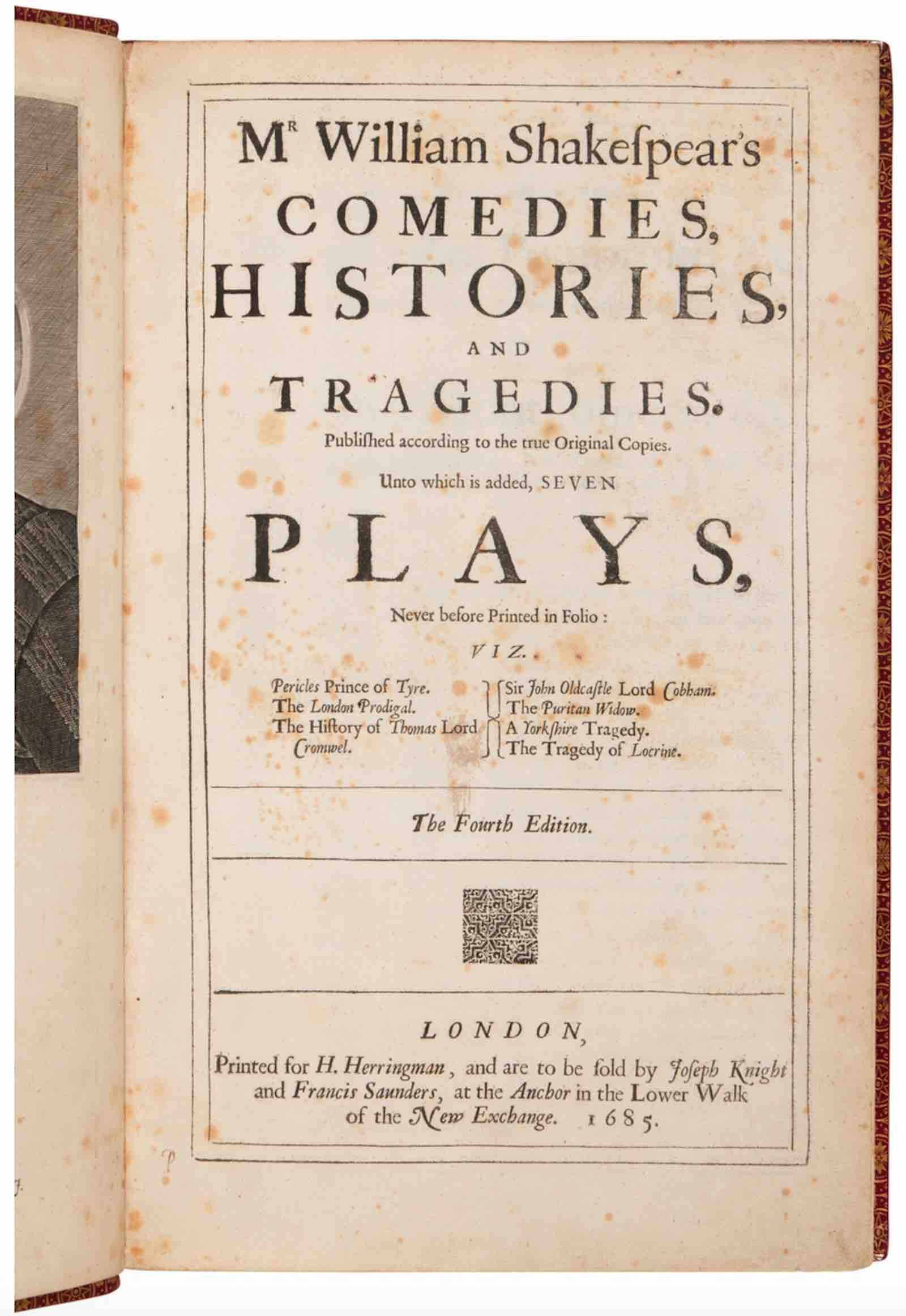 William Shakespeare, The Fourth Folio