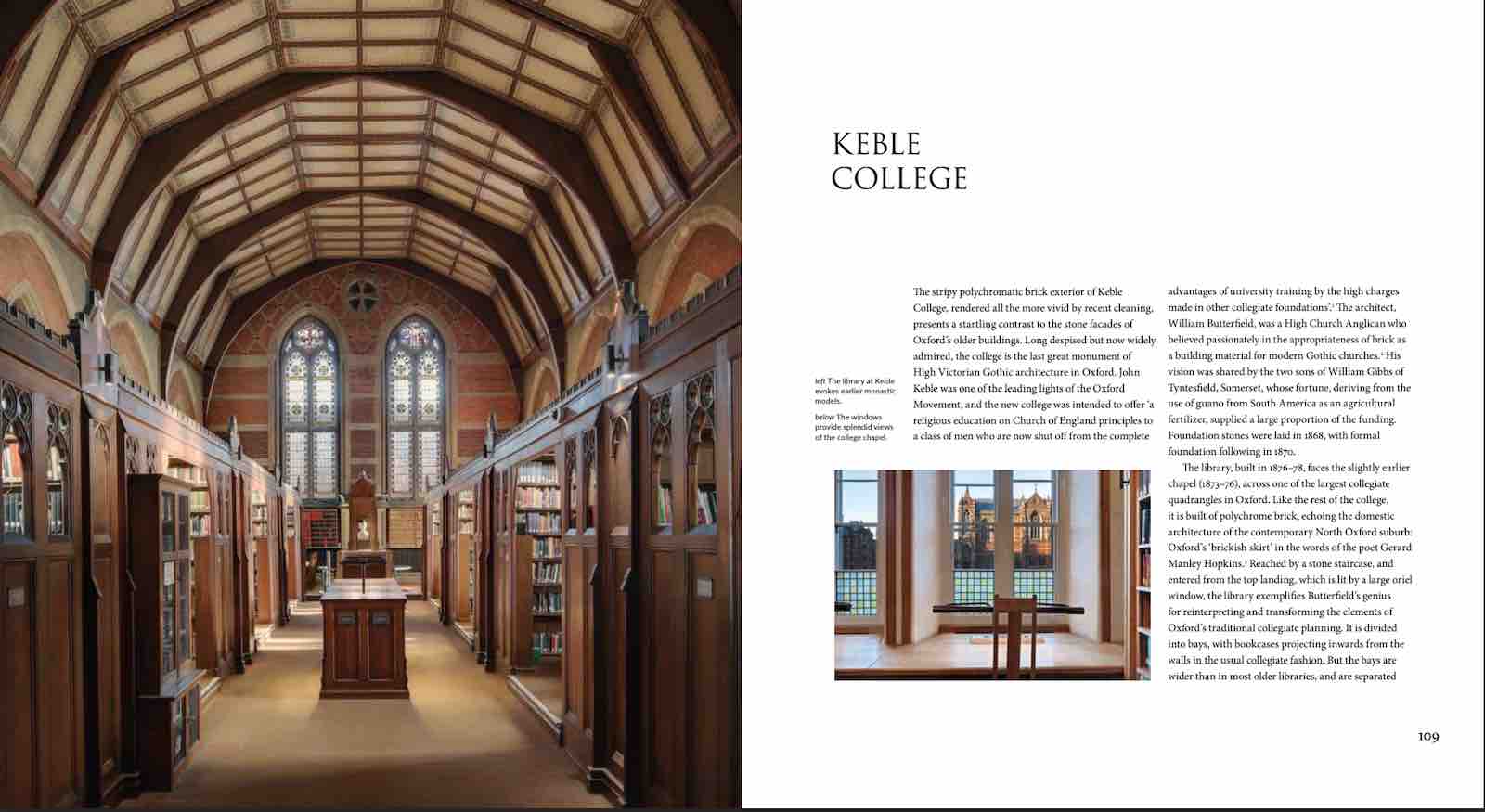Keble College library