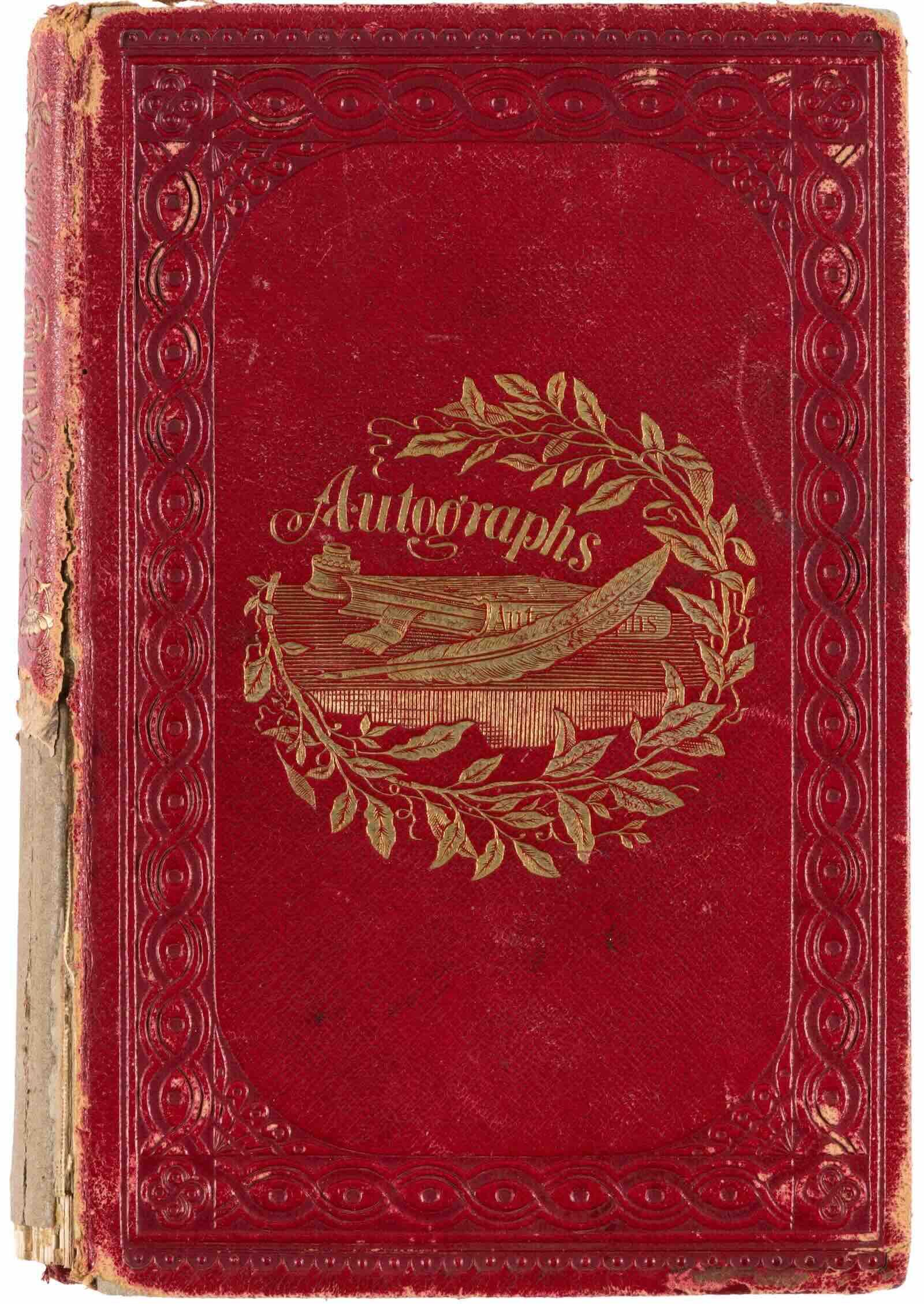 One of the Dole autograph books