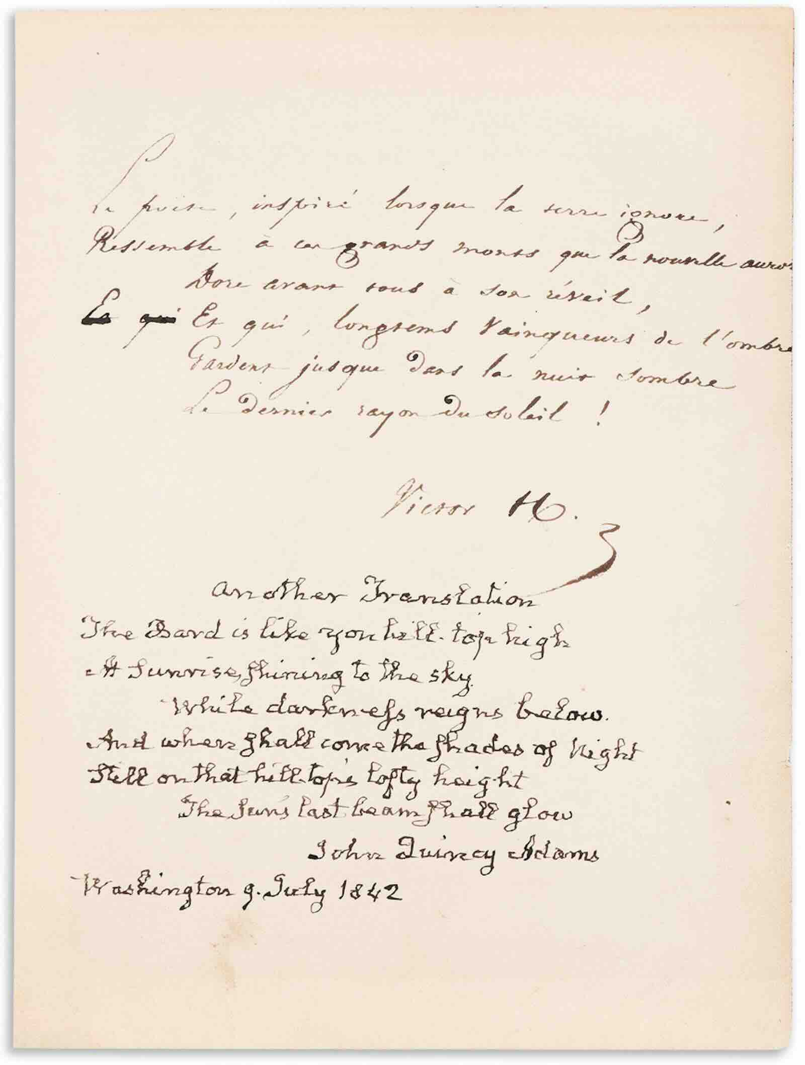 Victor Hugo (and John Quincy Adams)