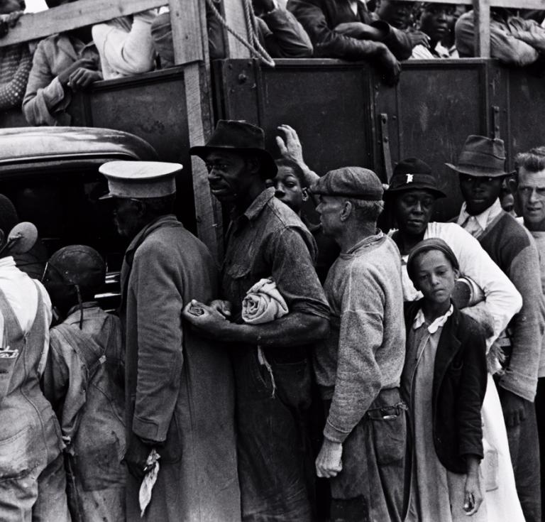 Marion Post Wolcott’s Waiting in a transport line