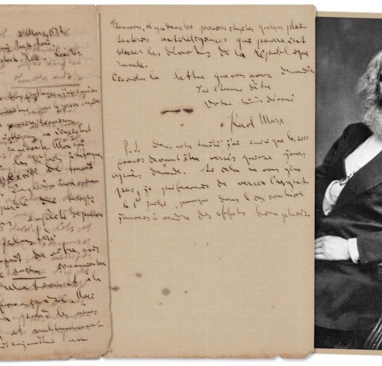 1872 letter by Karl Marx 