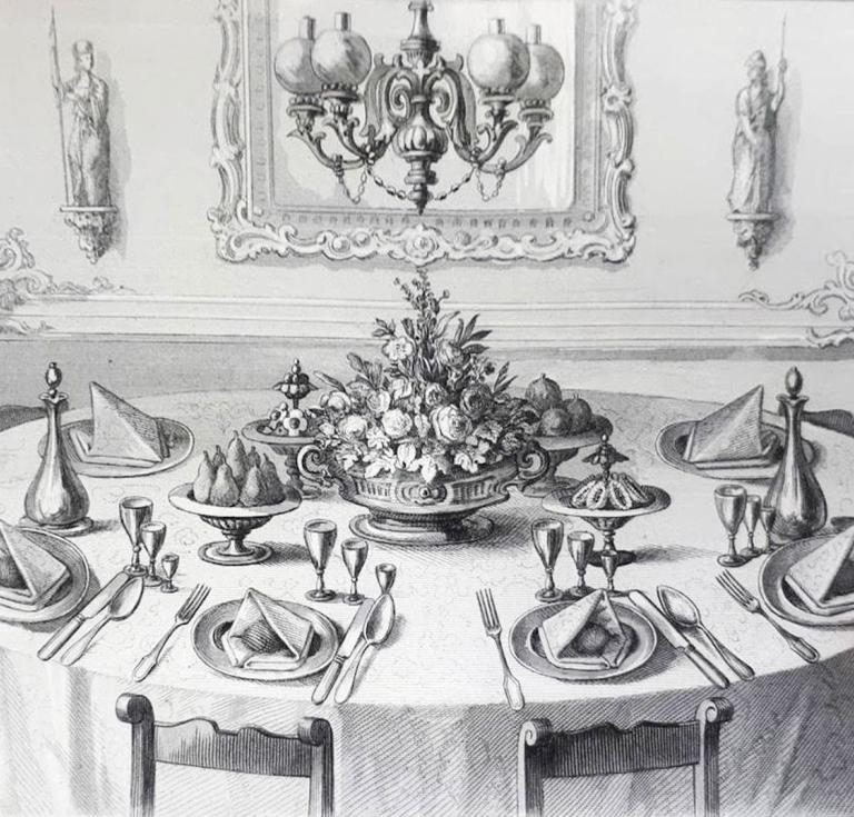 At the start of the book, Dubois weighs up the pros and cons of dining à la Française or à la Russe