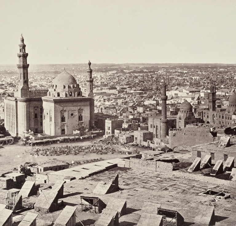 1858 mammoth albumen print of Cairo by Francis Frith.